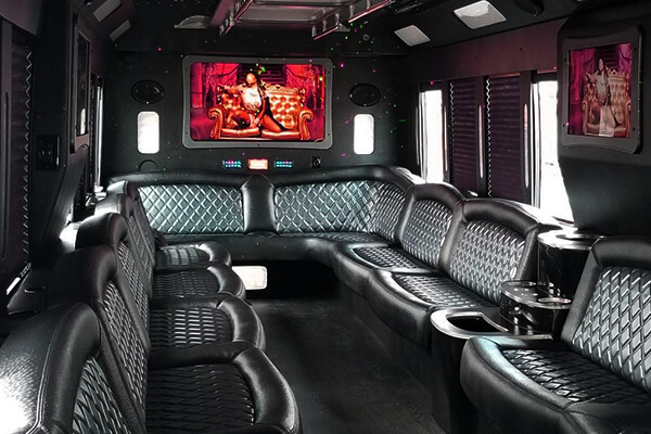 43 passenger party bus service Detroit